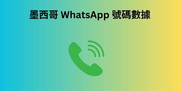 墨西哥 WhatsApp 號碼數據